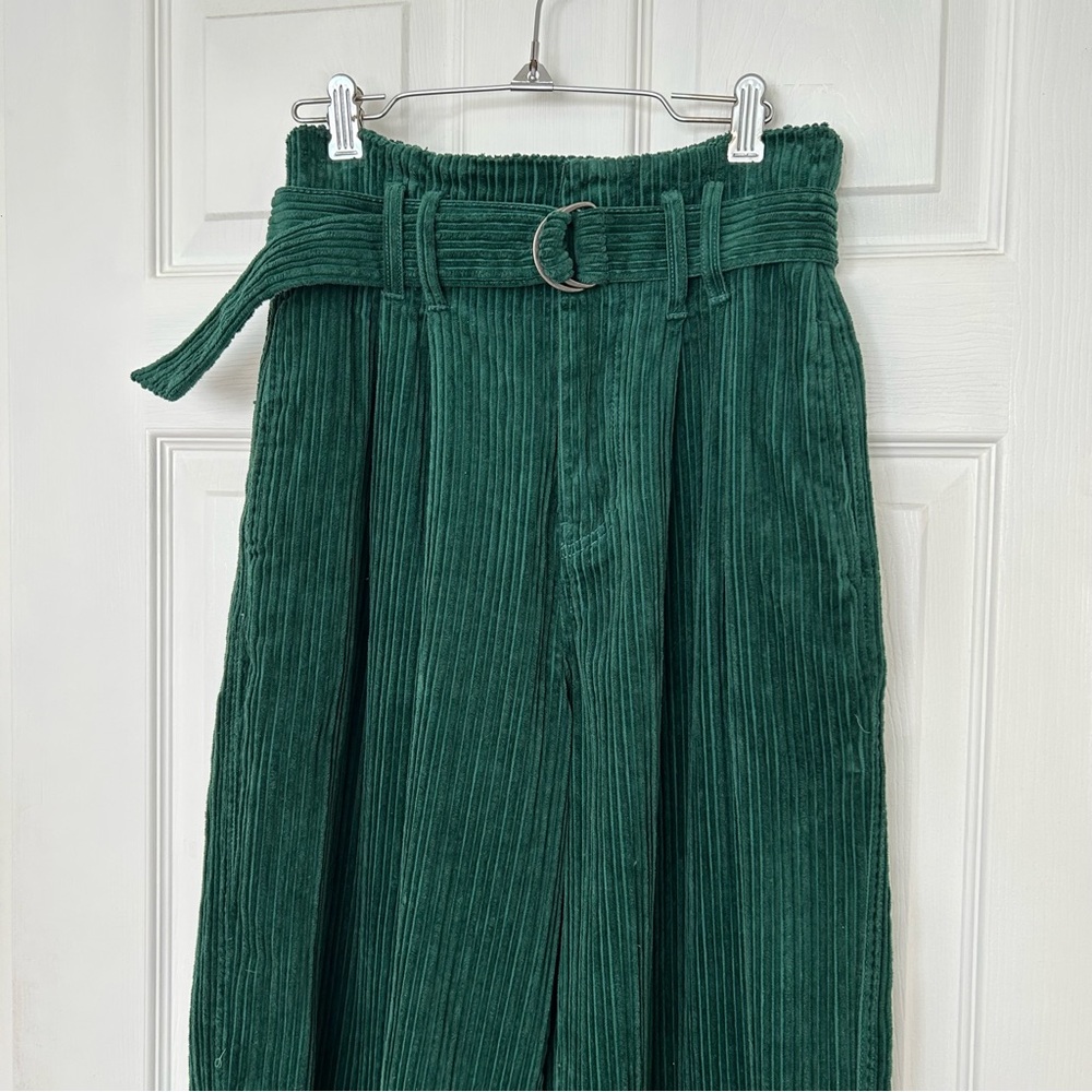 Moussy Corduroy Cropped Wide Leg Pants - Picture 2 of 11